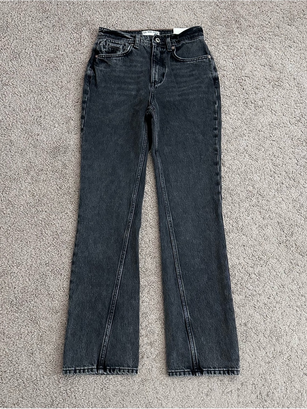 Free People We The Free Xena High Rise Slim Straight Jeans Womens 25